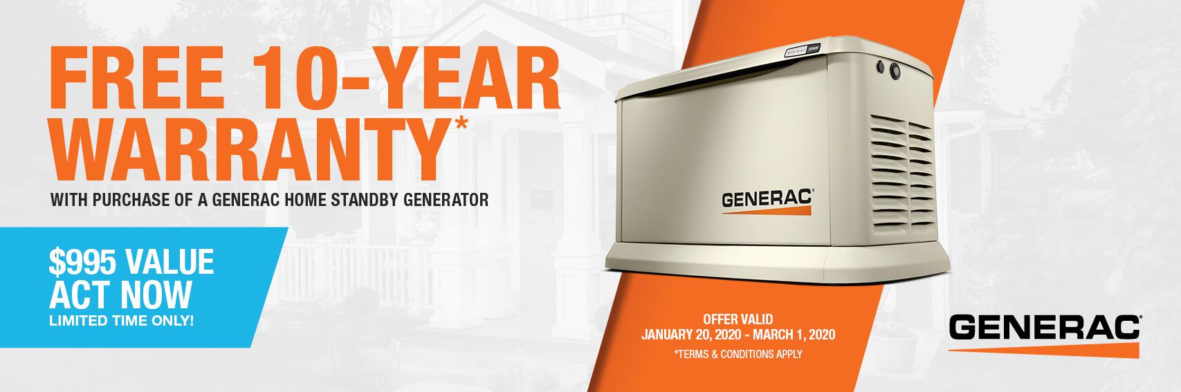Homestandby Generator Deal | Warranty Offer | Generac Dealer | SAGINAW, MI